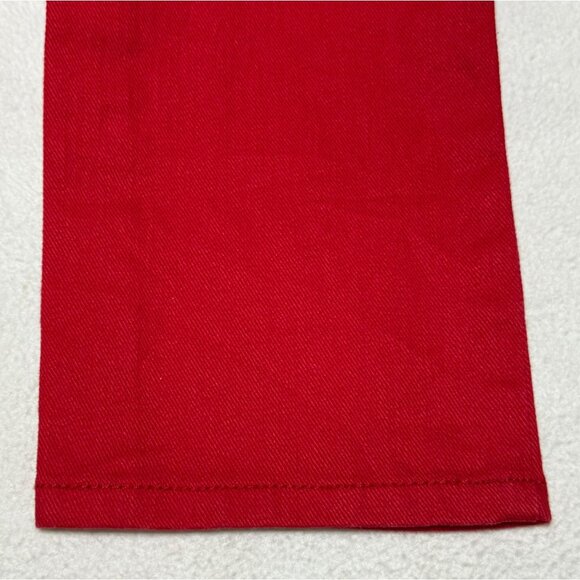 New Girls Cherokee Skinny Red Denim Jeans Size 14 Adjustable Waist - Picture 9 of 9